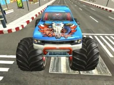Monster Truck City Parking game background