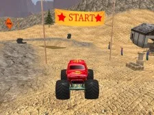 Monster Truck Dirt Racer game background
