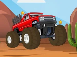 Monster Truck versteckte Sterne game background
