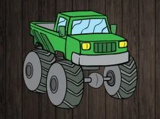 Monster Truck Jigsaw game background