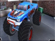 Monster Truck Stunt Adventure game background