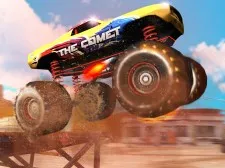 Monster Truck Stunt Racing game background
