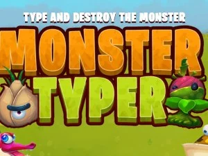 Monster Typer game background