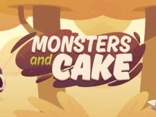 Monsters and Cake game background