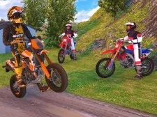 Motocross Driving Simulator game background