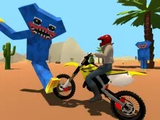 Motoracer vs Huggy game background