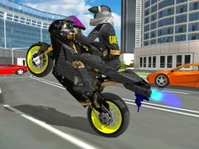 Motorbike Stunt Super Hero Simulator game background
