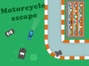 Motorcycle escape game background