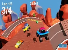 Mountain Mini Car Racer game background
