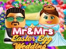 Mr & Mrs Easter Wedding game background