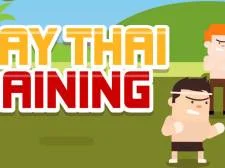 Muay Thai Training game background