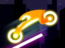 Neon Hill Rider game background