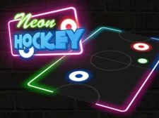 Neon Hockey game background