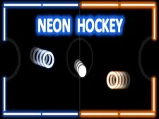 Neon Hockey game background