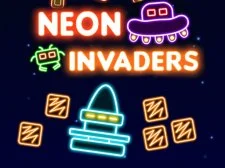 Neon Invaders game background