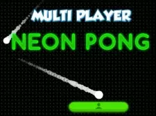 Neon Pong Multi player game background