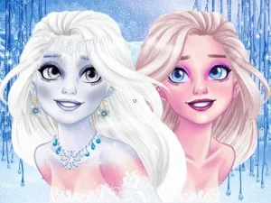 New Makeup Snow Queen Eliza game background