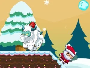 New Year Santa Adventures game background