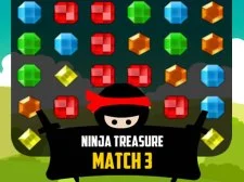 Ninja Treasure Match 3 game background