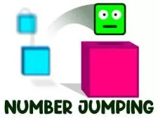 Number Jumping game background
