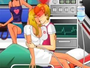 Nurse Kissing game background