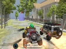 Offroad Monster Truck Forest Championship game background