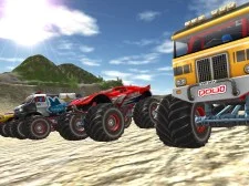 Offroad Monster Trucks game background