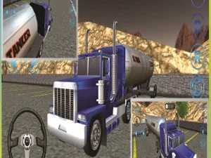 Oil Tanker Transport Driving Simulation Game game background
