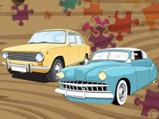 Old Timer Car Jigsaw game background