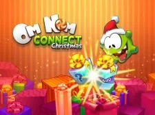 Om Nom Connect Christmas game background