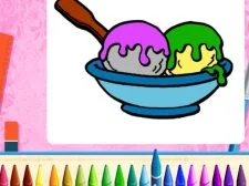 Online Ice Cream Coloring game background