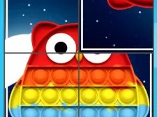 Owl Pop It Rotate game background