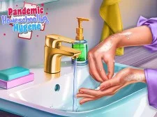 Higiena domowa pandemicznego game background