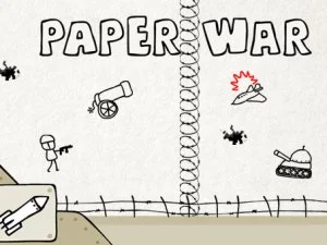 Paper War game background