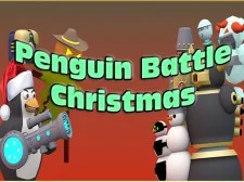 Penguin Battle Christmas game background