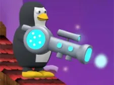 Penguin vs Snowmen game background