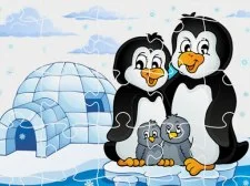 Penguins Jigsaw game background