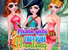 Pirate Girls Treasure Hunting game background