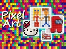 Pixel Art Challenge game background