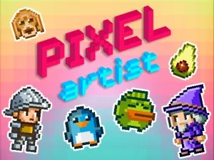 Pixel Artist game background