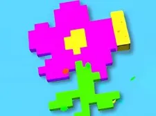 Pixel Block 3D game background