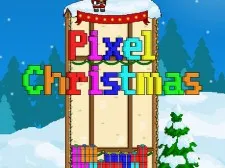 Pixel Christmas game background