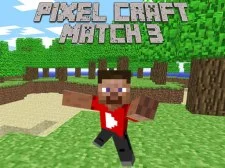 Pixel Craft Match 3 game background
