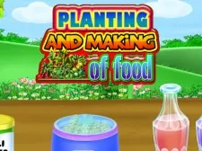 Planting And Making of Food game background