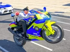 Police Bike Stunt Race Game game background