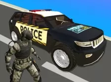 Police Car Chase game background