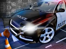 Parcheggio auto della polizia Giochi di guida per auto