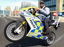 Police Chase Motorbike Driver game background