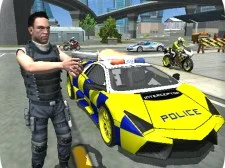 Police Cop Car Simulator City Missions game background