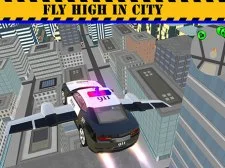 Police Flying Car Simulator game background